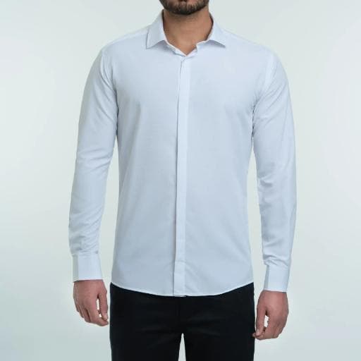 ‏پیراهن‏ ‏کلاسیک شروین‏ ‏ده ایکس‏ ‏سفید