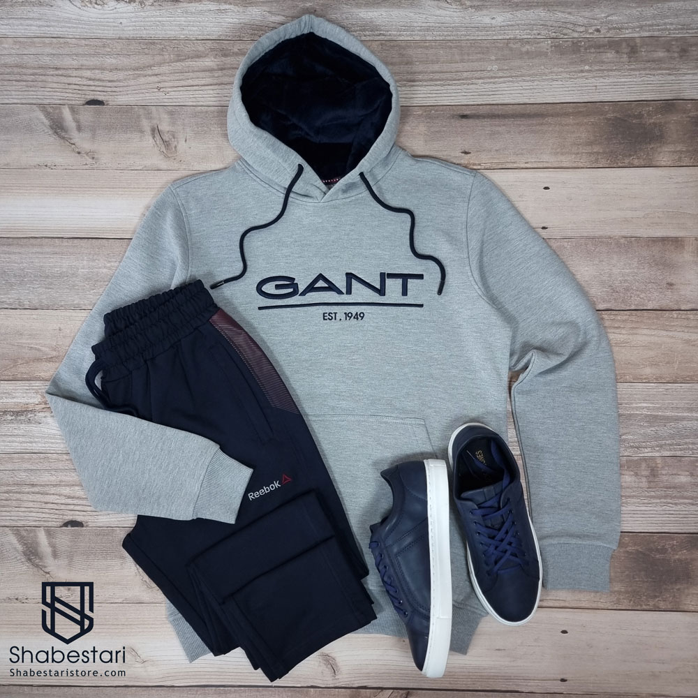 Gant gray hoodie set
