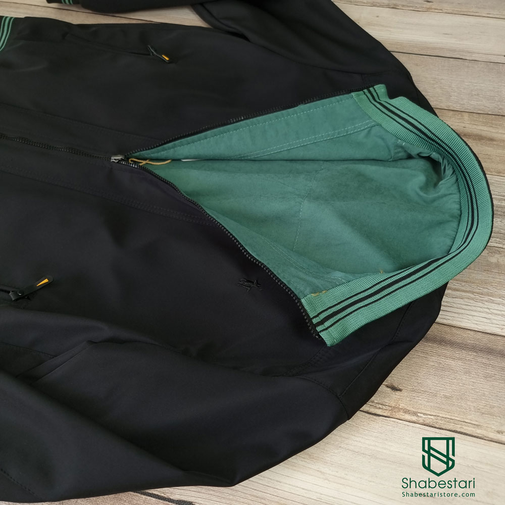 Tiffany green double-breasted polo jacket1