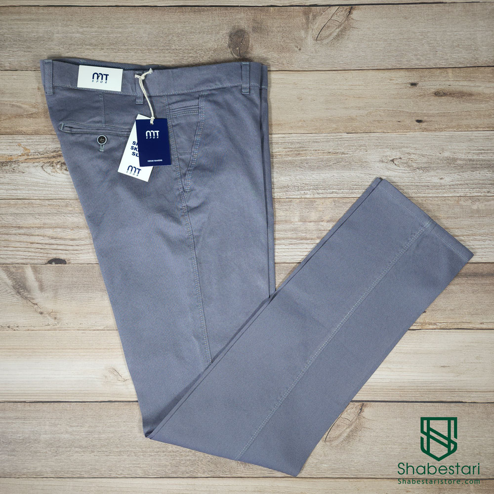 Light gray Jodun regular linen pants