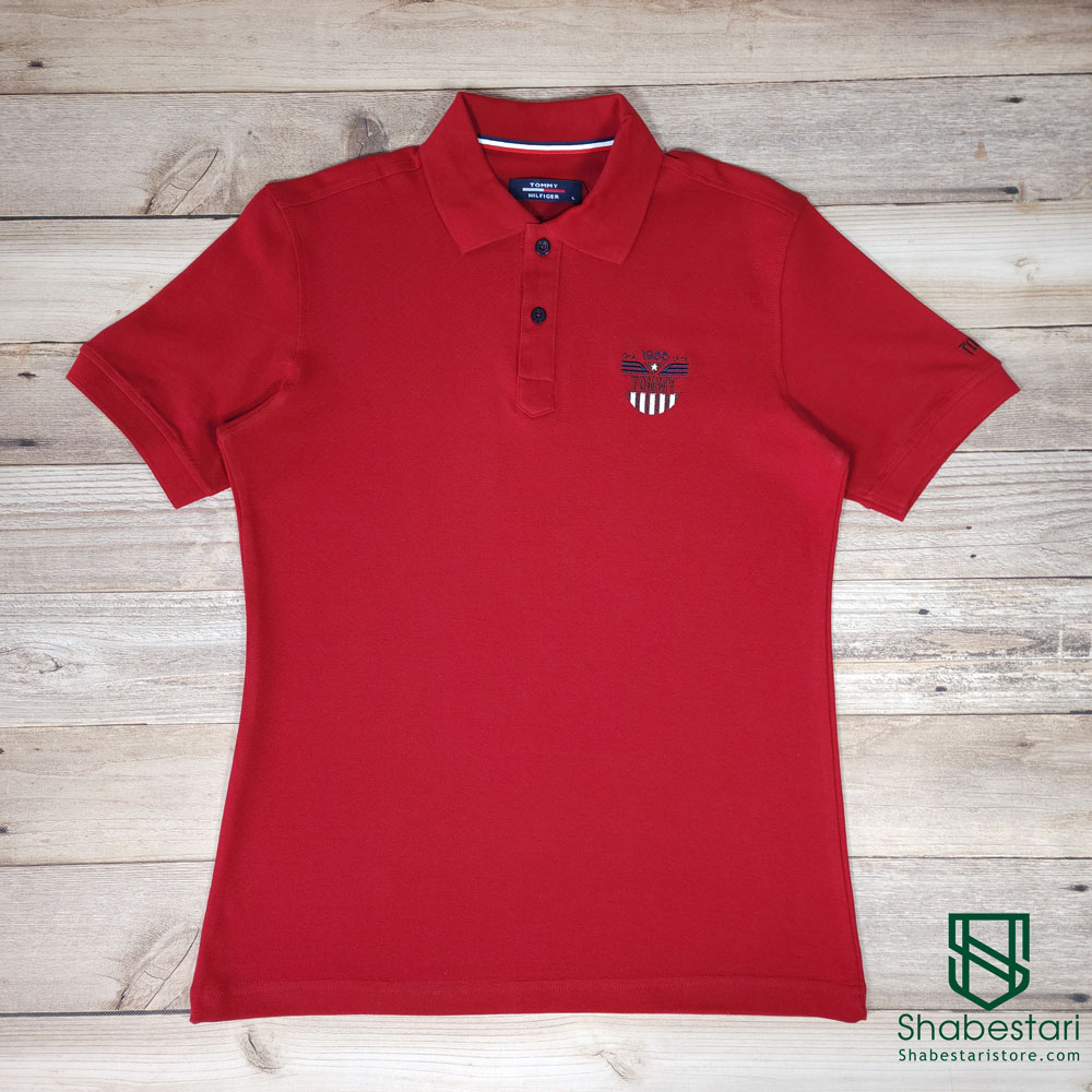 Jodon Tommy Star red polo shirt666