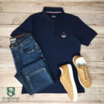 Jodon Tommy Star navy blue polo shirt